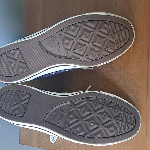 Converse Allstar Chuck Taylor Blue & Wine Tie Dye Hightop Sneakers Unisex - Picture 6 of 7